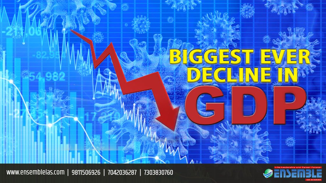Biggest ever decline in GDP