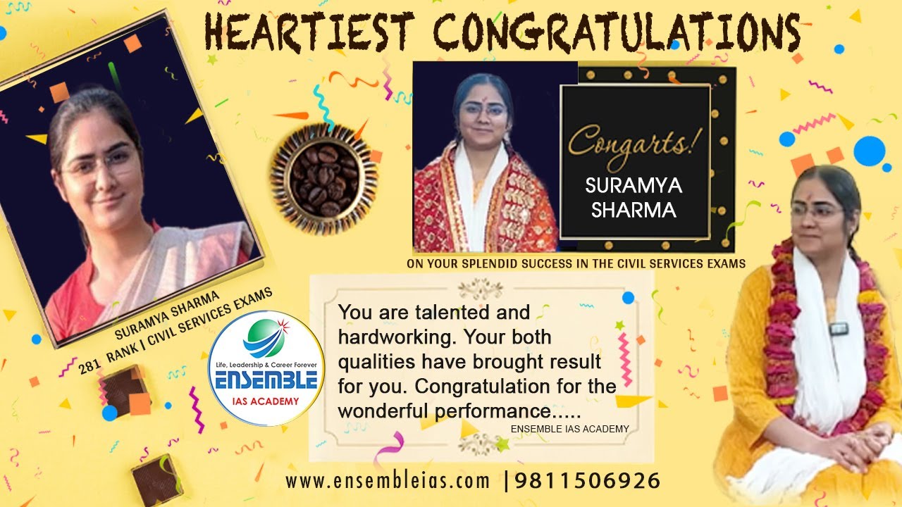 SURAMYA SHARMA | 281 RANK